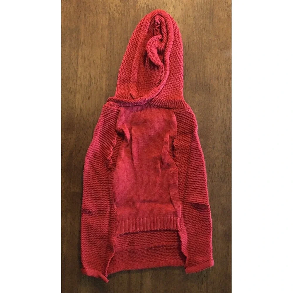 Vibrant‎ Life Dog Pet Holiday Red Hoodie Sweater Medium 20-50 LB NEW